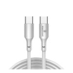 West Point 2.4A Type C Fast Charging Cable, 1.0m Length, White, WP-311