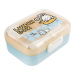 Homeatic Plastic Lunch Box, Blue, 1150ml + 45ml, HMT-022